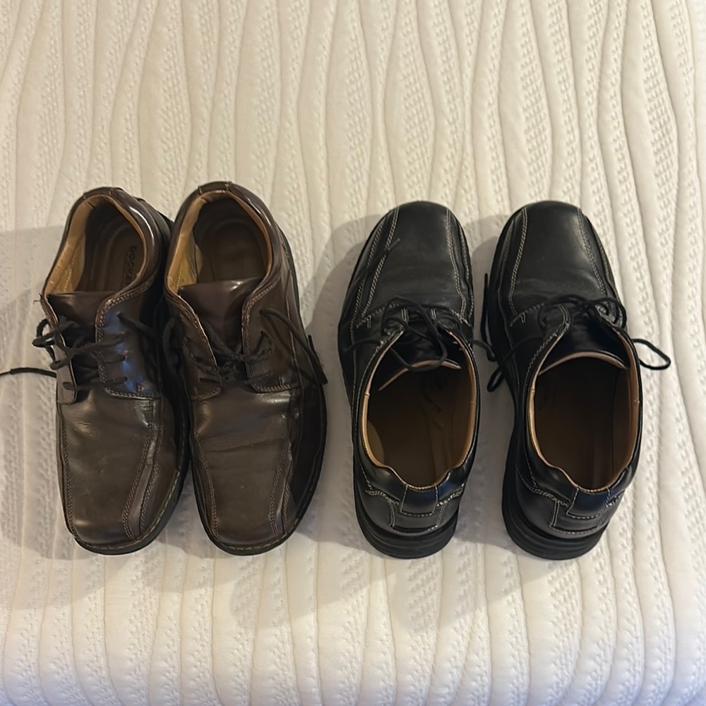 Dockers Black and Brown Leather Oxfords Classic Formal Shoes